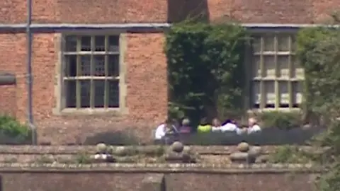 BBC Theresa May and cabinet colleagues at Chequers