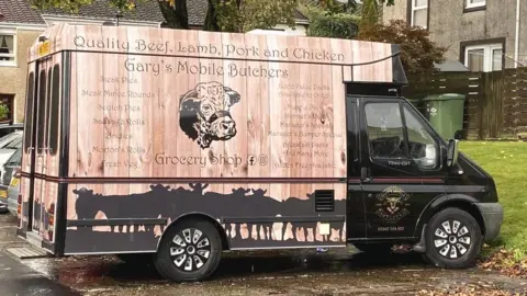 Gary Peline Gary Peline's mobile butcher's van