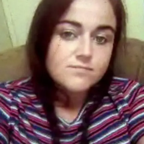 Frances McCullough from Belfast had to take shelter in a nearby hotel