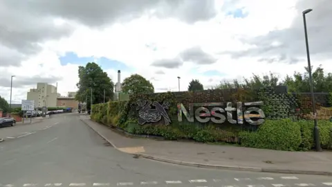 Google Nestle Dulce Gusto factory in Derbyshire