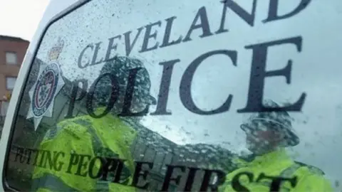 Cleveland Police Cleveland Police logo and reflection