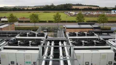 CUH Heat pumps on a building roof