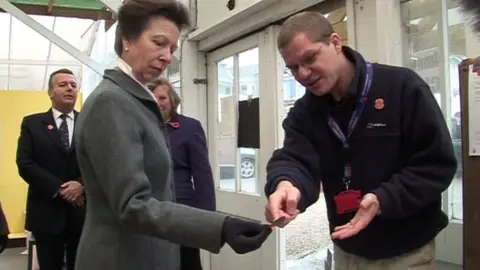 BBC Egre with Princess Anne