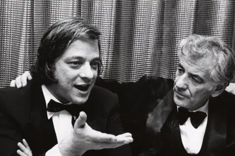 Getty Images Stephen Sondheim and Leonard Bernstein