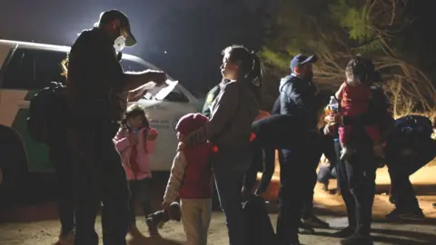 Getty Images US border patrol and migrants