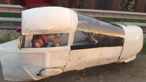 BCH Road Policing Unusual vehicle stopped on M25