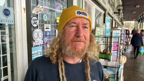 Richard Edwards/BBC Steve Crawford