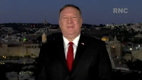 Reuters Mike Pompeo in Jerusalem