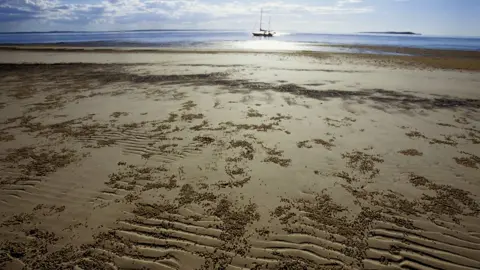 Getty Images An area of coastline on Fraser Island, Queensland, Australia