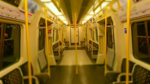 Getty Images Empty Tube carriage