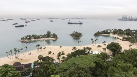 Getty Images General view of Sentosa Island on June 2, 2018 in Singapore.