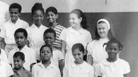 Alagiah family A young George Alagiah at school in Ghana