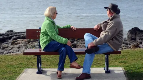 Wales News Service Porthcawl benches