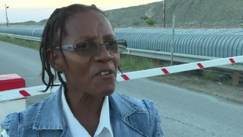 AFP Nontuthu Zelo Ngcai, relative of one of the miners