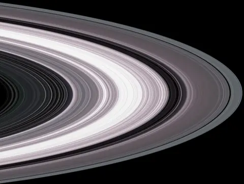 NASA JPL Saturn's rings