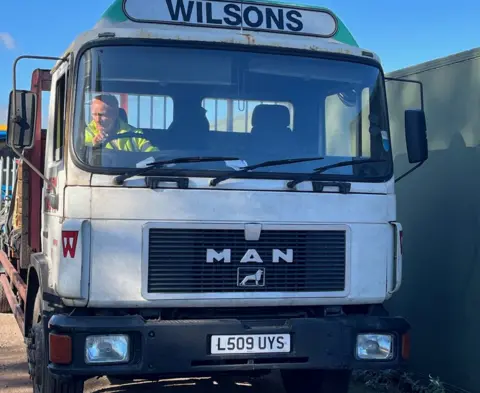 Brian Wilson could well be Britain's oldest HGV