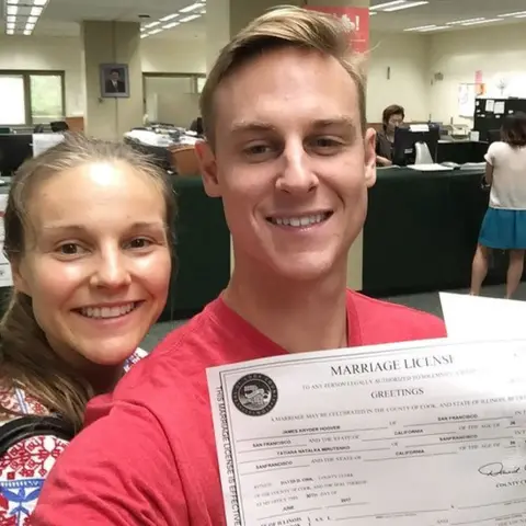 Instagram Mirutenko and her husband married last year