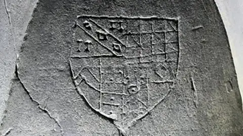 St Wilfrid's Church Coat of arms marking