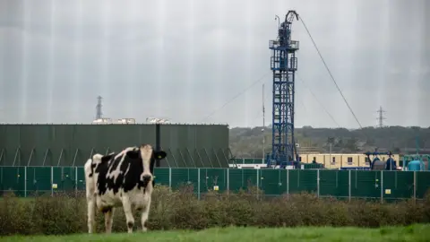 Getty Images Fracking site near Little Plumpton