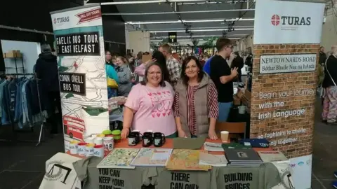 Lesley Halliday Lesley Halliday and Irish tutor