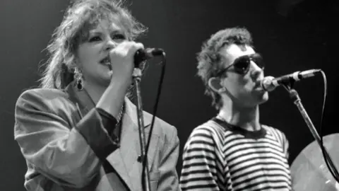 Getty Images Kirsty MacColl and Shane MacGowan