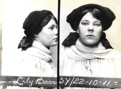 Edinburgh City Archives Lily Barr mug shot