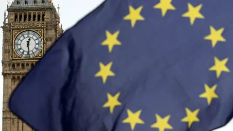 AFP Europe flag outside parliament