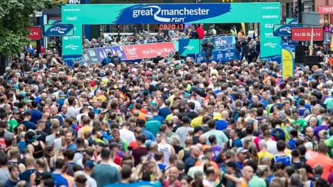 Great Run wave of runners