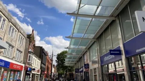 BBC Swindon's high street.