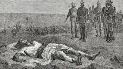 Getty Images The British Army Find Tewodros's Body After His Suicide