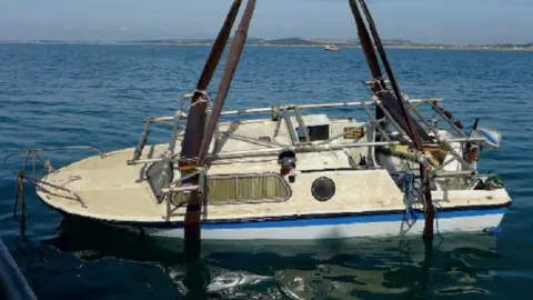 MAIB The wreck of James 2 being recovered