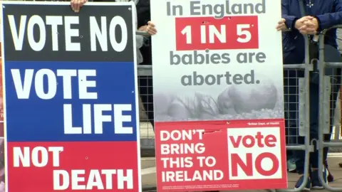 Anti-abortion signs