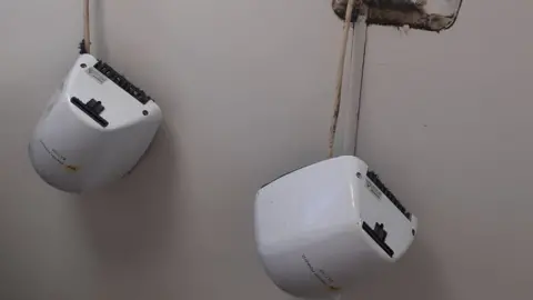 NNDC Vandalised hand dryers