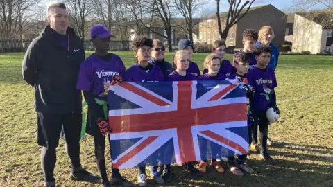 JAMES BURRIDGE/BBC The team