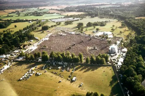 Getty Images Knebworth in 1996