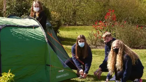 BBC Duke of Edinburgh Award participants