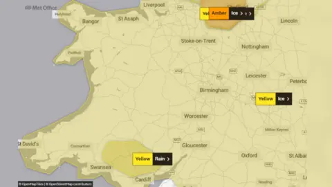 Met Office Weather map