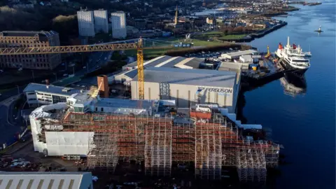 PA Media Ferguson shipyard