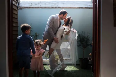 Donna Duke Llande Celebrating a postponed wedding at home