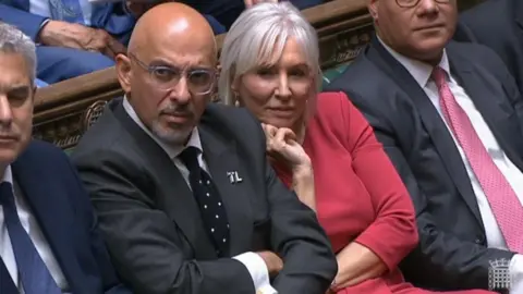 Reuters Nadine Dorries in the House of Commons