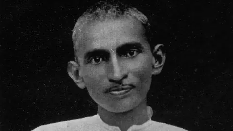 Hulton Archive Mahatma Gandhi (Mohandas Karamchand Gandhi) (1869 - 1948) when a young man in South Africa. (Photo by Hulton Archive/Getty Images)