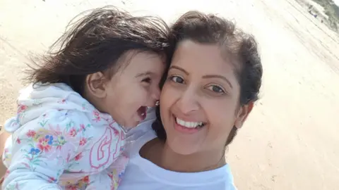 Kreena Dhiman Kreena and her daughter, who was born with the help of a surrogate