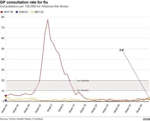 Flu cases