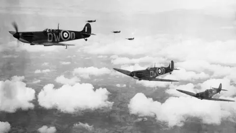 RAF/PA Media Spitfires in World war Two