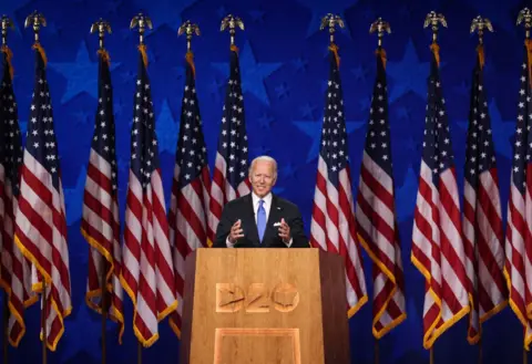 Getty Images Biden at convention
