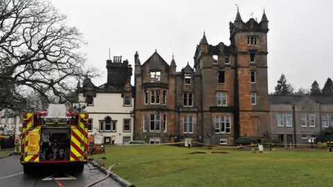 PA Media Cameron House Hotel on the banks of Loch Lomond, where the fire was