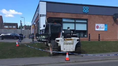 Ram raid at Ancaster