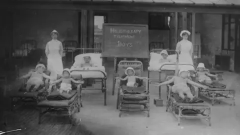 University Hospitals Birmingham NHS Trust Heliotherapy at the hospital