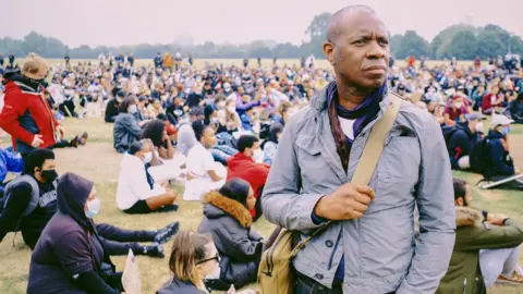 Clive Myrie reporting for Panorama on the murder of George Floyd