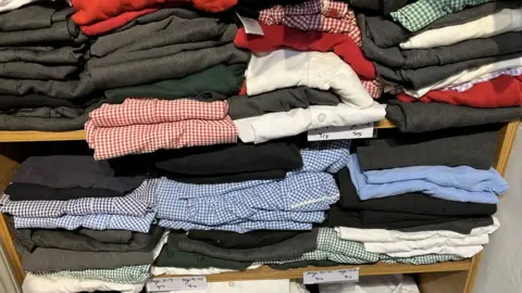 Guy Campbell/BBC Uniform at the exchange service